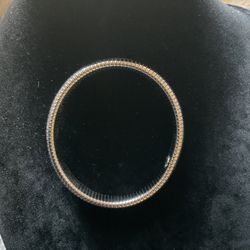 Silver Tone Stretch Bracelet,by Monet