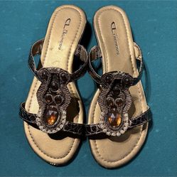 Women’s “Cleopatra Look” Slides/Sandals Size 8 1/2