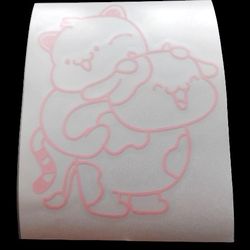 Cat And Cow Vinyl Decal 