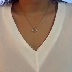 Silver necklace