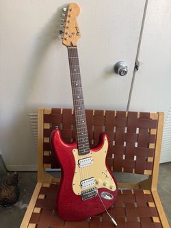 Squier strat guitar