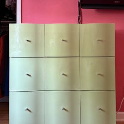 Vintage Vajer Chest of Drawers green, Tomas Jelinek, IKEA 1995