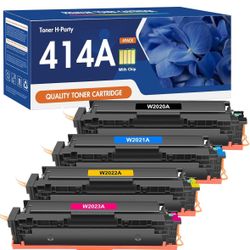 414A Toner Cartridge 4 Pack