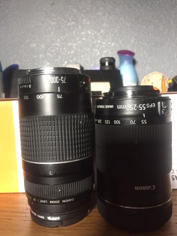 Please read before messaging (2 canon lenses $200)