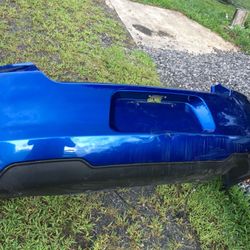 2013 Dodge Avenger rear bumper cover plastic (blue)