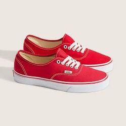 Red Vans Shoe