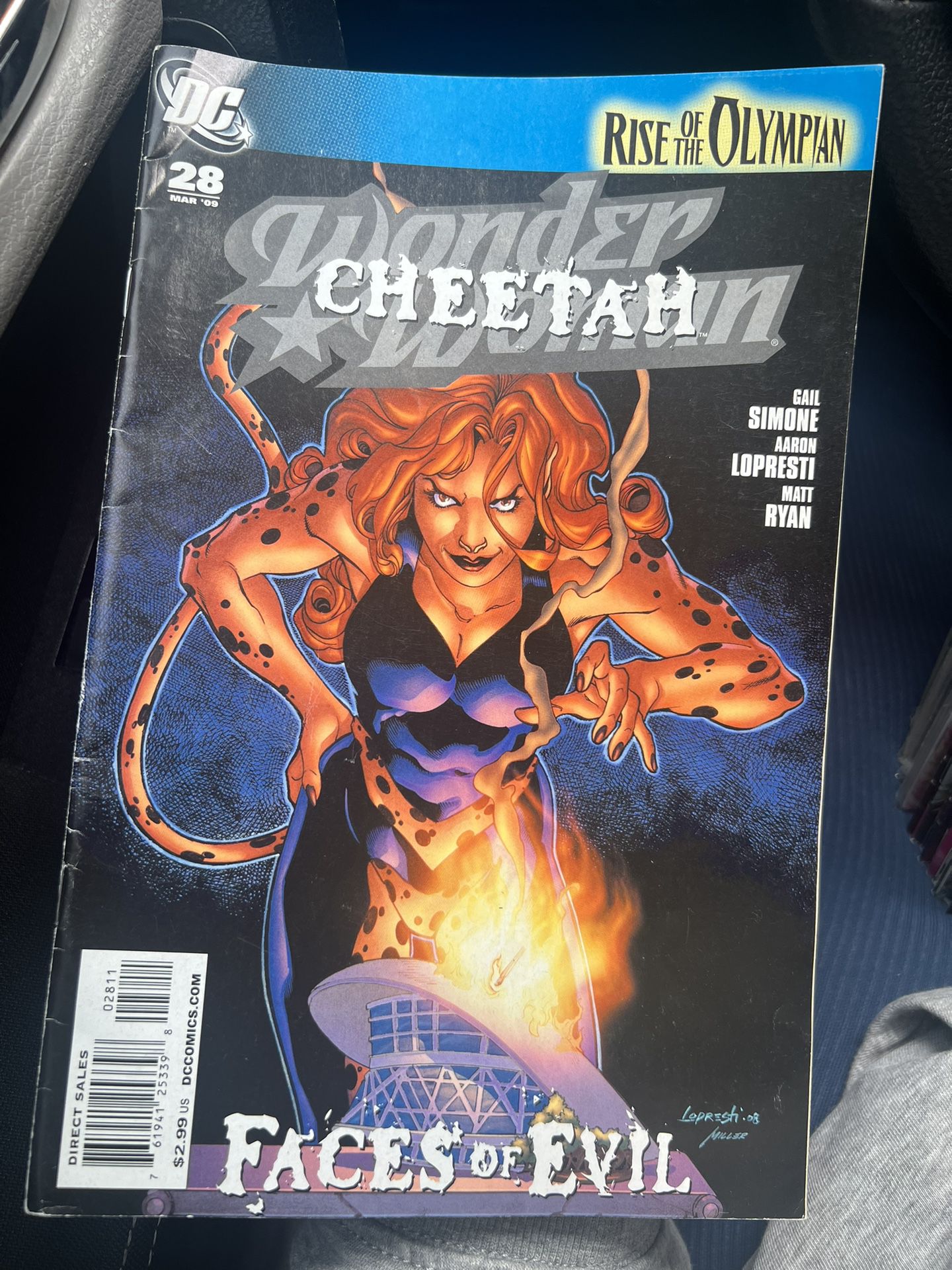 Wonder Women Cheetah Faces Of Evil #28 DC Rise Of The Olympian
