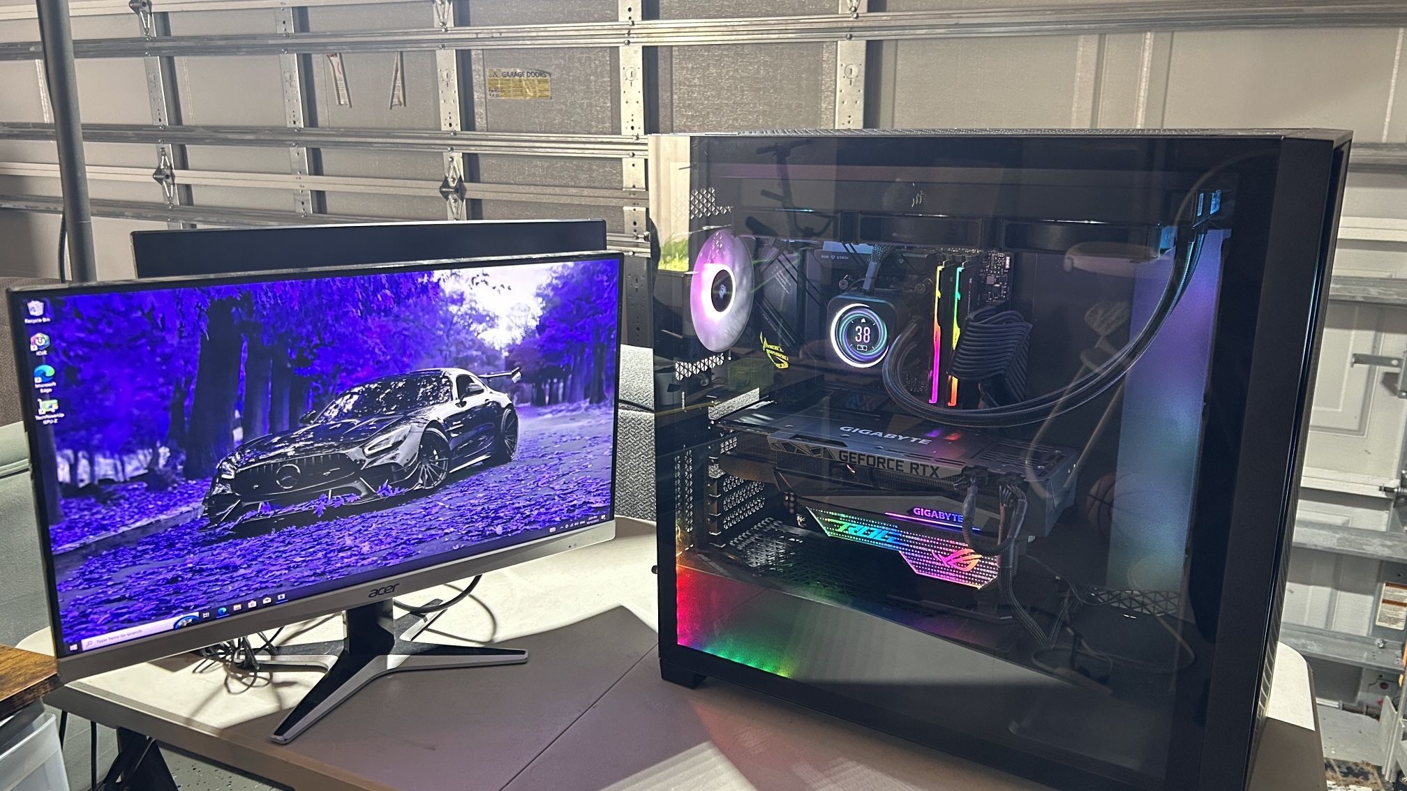 Gaming Pc / i9-14900kf/rtx3080/ DDr 5 32Gb / SSD 1T 4.0 ROG Windows 10Pro Computer