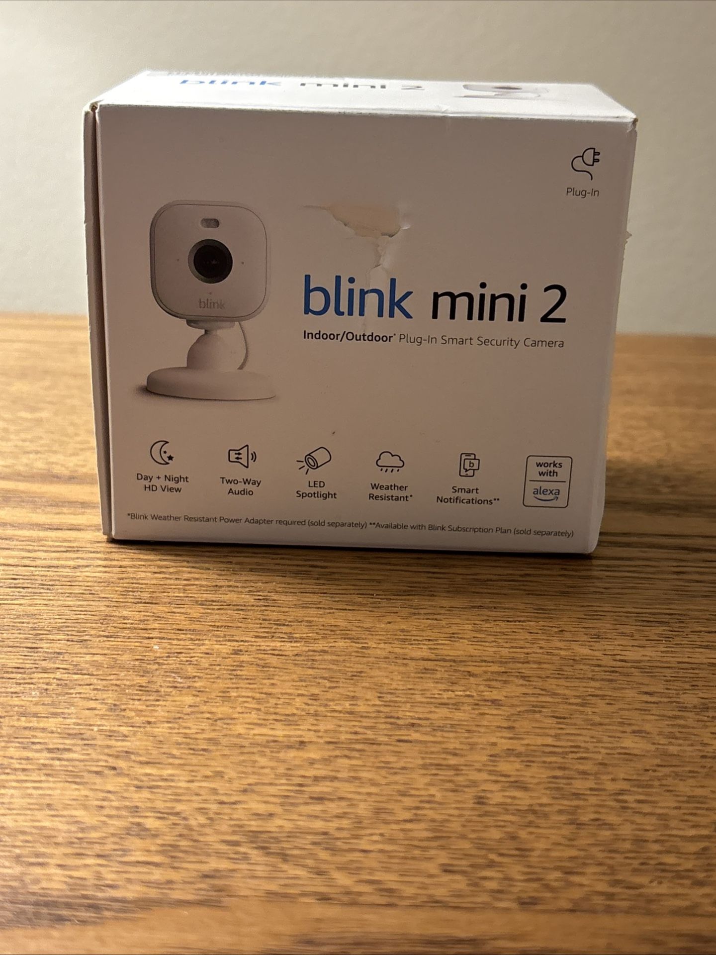 Blink Mini 2 Indoor/outdoor Plug In Smart Camera With Floodlight