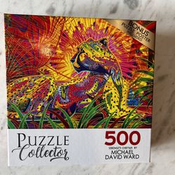Puzzle Collector Serengeti Cheetah- 500 Piece Puzzle