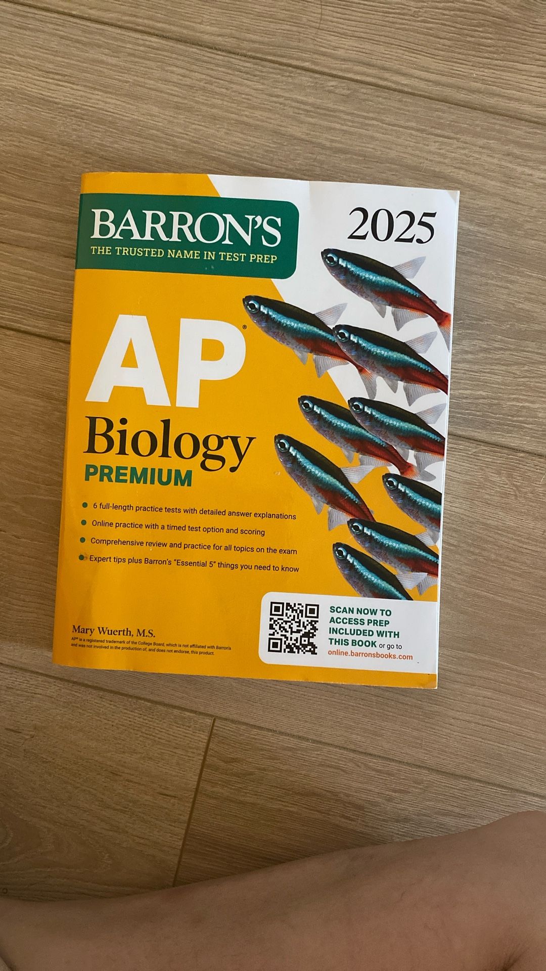 Barron’s AP Biology Premium Test Prep 2025