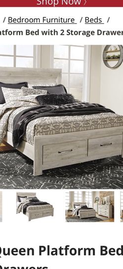 Queen Storage Bed Frame 