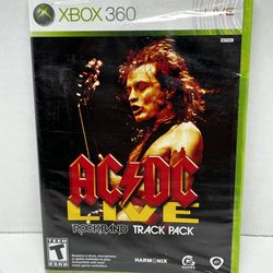 Brand New AC/DC Live: Rock Band Track Pack (Microsoft Xbox 360, 2008) Factory Sealed