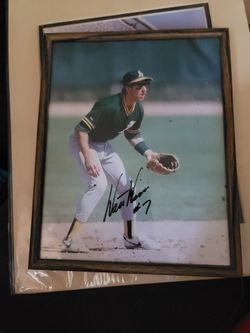 Walt Wiess Autographed Baseball Photos