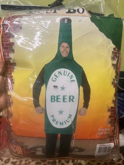 Men’s beer bottle costume