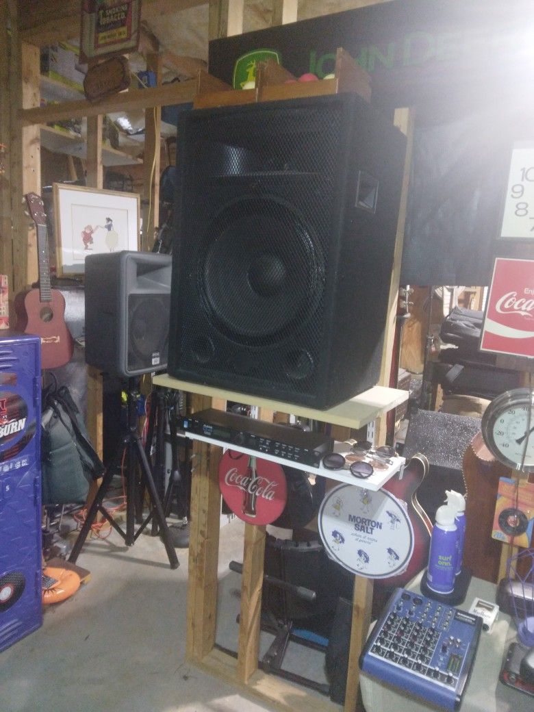 Pair Of 15 Inch Speakers Passive
