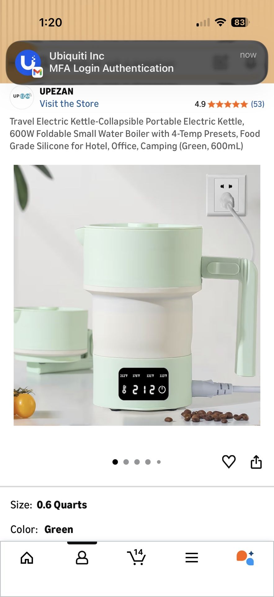 Travel Electric Kettle-Collapsible Portable