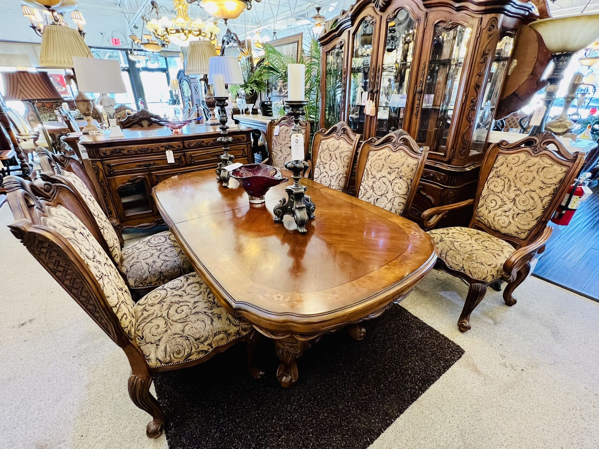 AICO By Michael Amini TRESOR Dinning Set LA