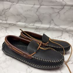 Minnetonka P.W. Driving Moc (Leather Collar Accent) Men’s US Size 11