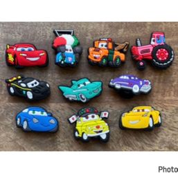 Disney cars, croc charms bundle