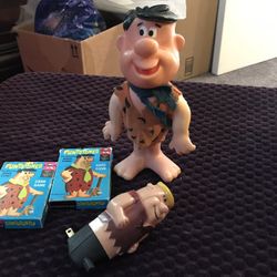 Vintage Fred And Barney Flinstone Lot
