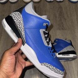 Jordan 3 Varsity Royal IG: CornerSoles 