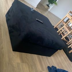 Black Ottoman 