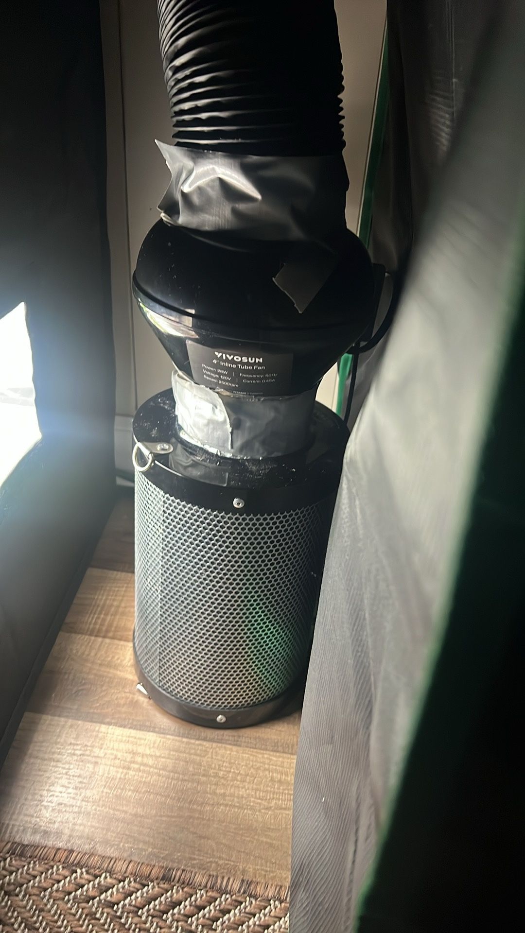 2x2x4 Grow Tent W/ Grow Light and Ventilation Fan