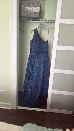 Blue prom dress