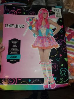Candy-Licious Junior Halloween Costume Size Large 11-13