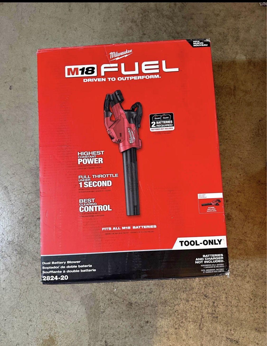 New Milwaukee m18 dual battery blower No Less Than $180 Firm