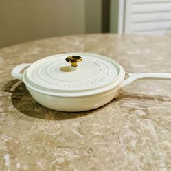 Tramontina 12" Enameled Cast Iron Skillet with Lid