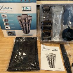 NEW Hair Trimmer 3 in 1 Professional Electric LED Display USB Charge RFC-690 