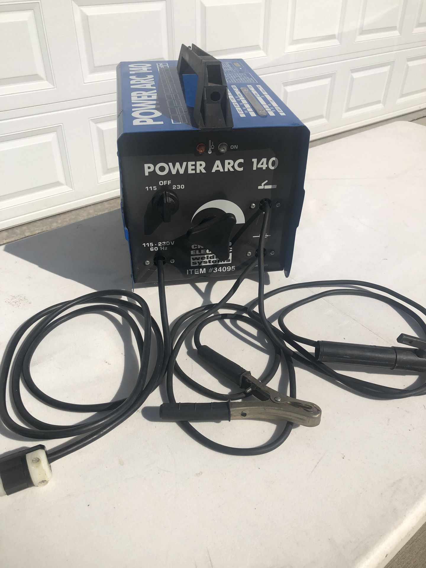 Chicago Electric Power Arc 140 Stick Welder 115-230 Volt. Used only a couple of times. $150