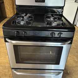 Stove Gas Frigidaire Stainless Steel 
