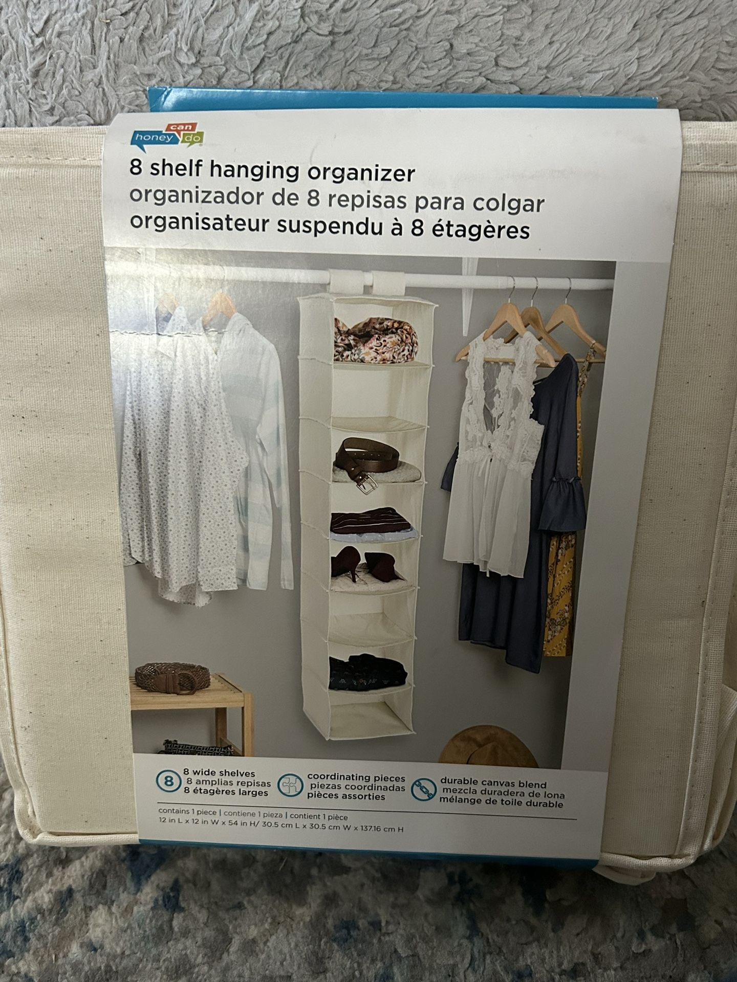8 Shelf hanging organizer