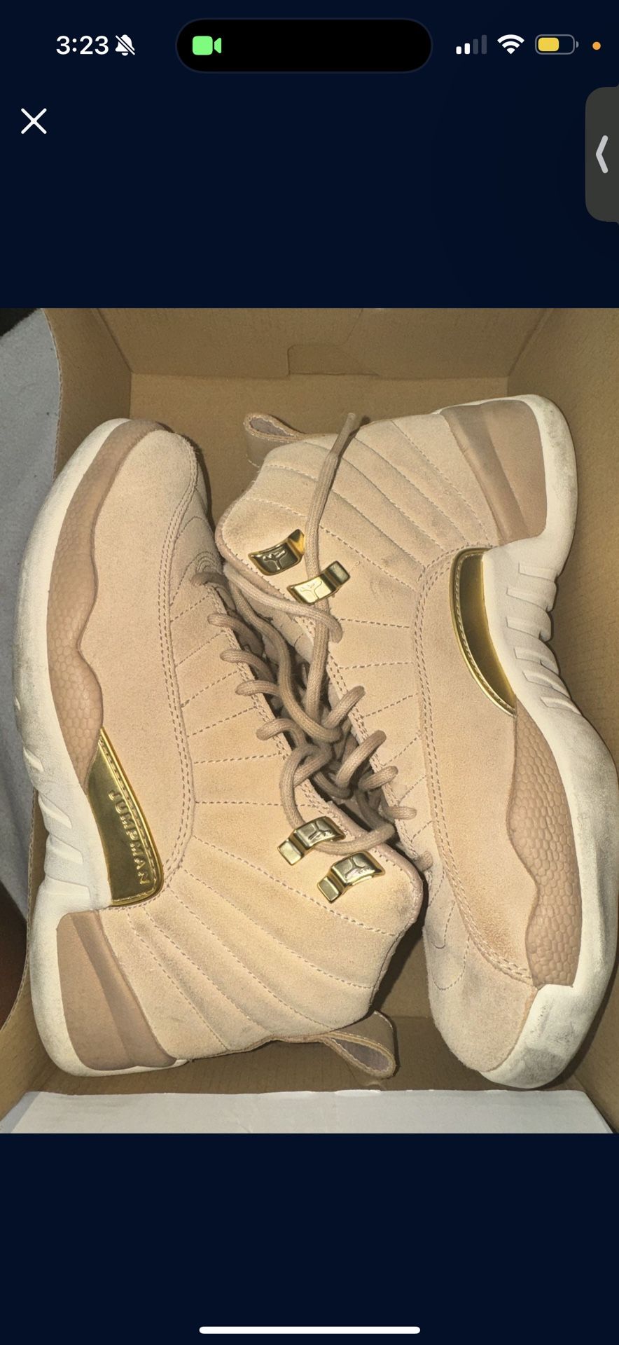 Jordan 12 Retro Vachetta Tan (Womens 7)