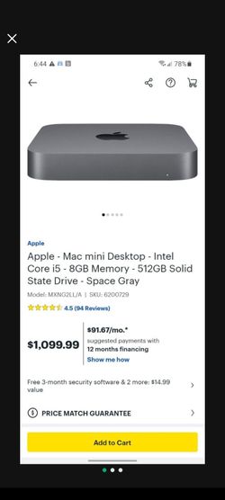Apple MacMini + Wireless Keyboard & Trackpad