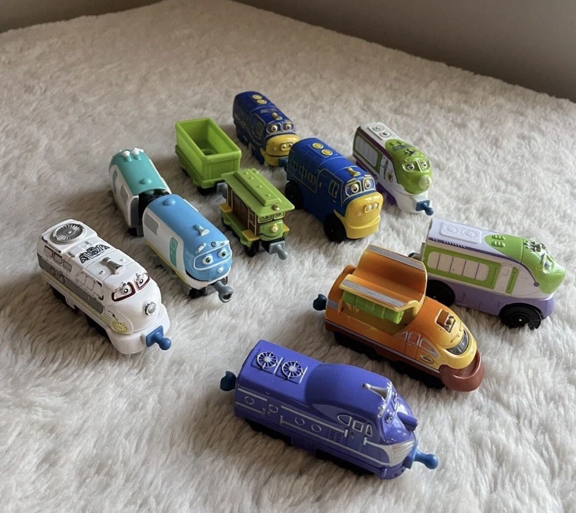 Chuggington Train Engines Large Lot Many Die Cast Learning Curve Nice Variety!