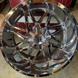 22X12 Chrome Force Off-Road Wheels