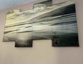 Beach Scene Plastic Canvas