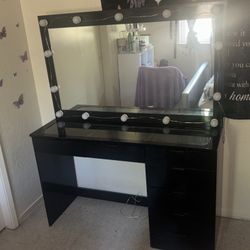 All Black Vanity 