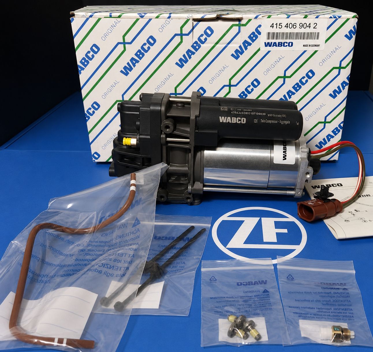 ZF Wabco Air Suspension Compressor Porsche # 991.341.263.98