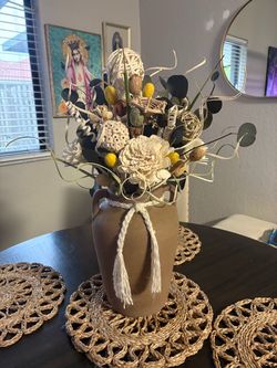 Floral Arrangement with Vase