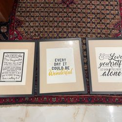 Inspiring Quotes Decor Picture Frames