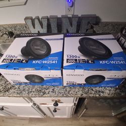 2 Kenwood 10" subwoofers ($100 obo each.)