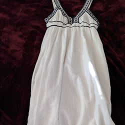 J Crew white linen dress