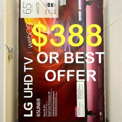 "LG 65' 4K Smart TV 65UN6950ZUA 2020 Open-Box!”