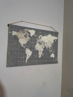 World Traveler Pin Up Wall Map