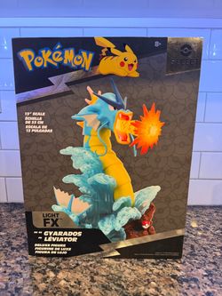 Gyarados statue deluxe select light fx 13” scale